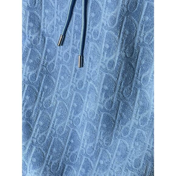 Christian Dior Oblique Relaxed-Fit Hooded Sweatshirt Blue Size XS Unisex NWT COA - Picture 14 of 16